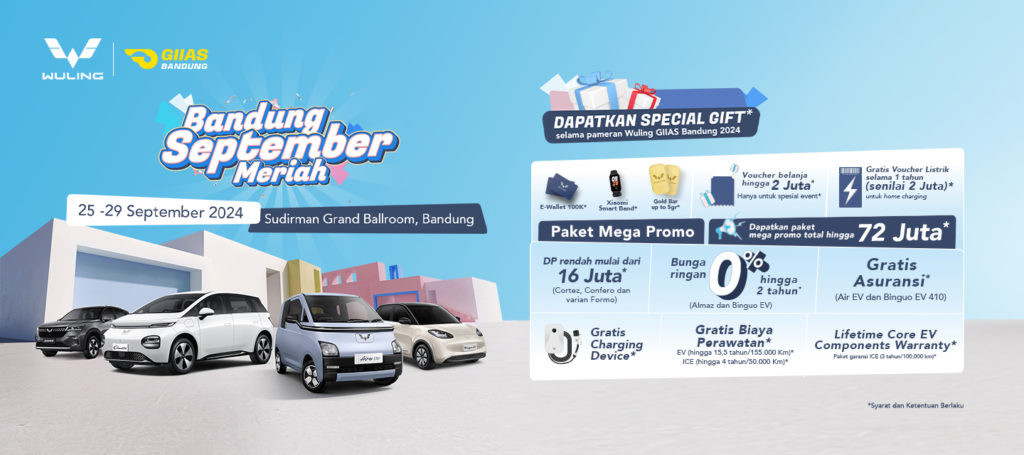 Wuling September Meriah di GIIAS Bandung 2024! Wuling September Meriah di GIIAS Bandung 2024!